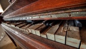 old piano