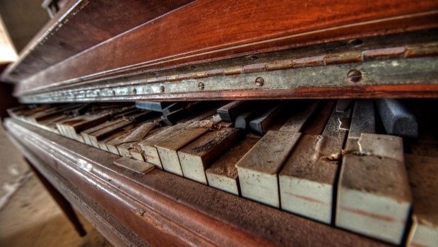 old piano